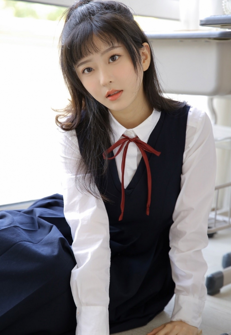 jk制服美女学生妹青春活力写真