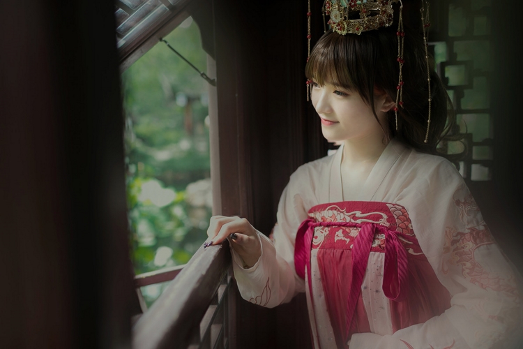 汉服名媛美女顶级的亚洲古典气质优雅端庄图片